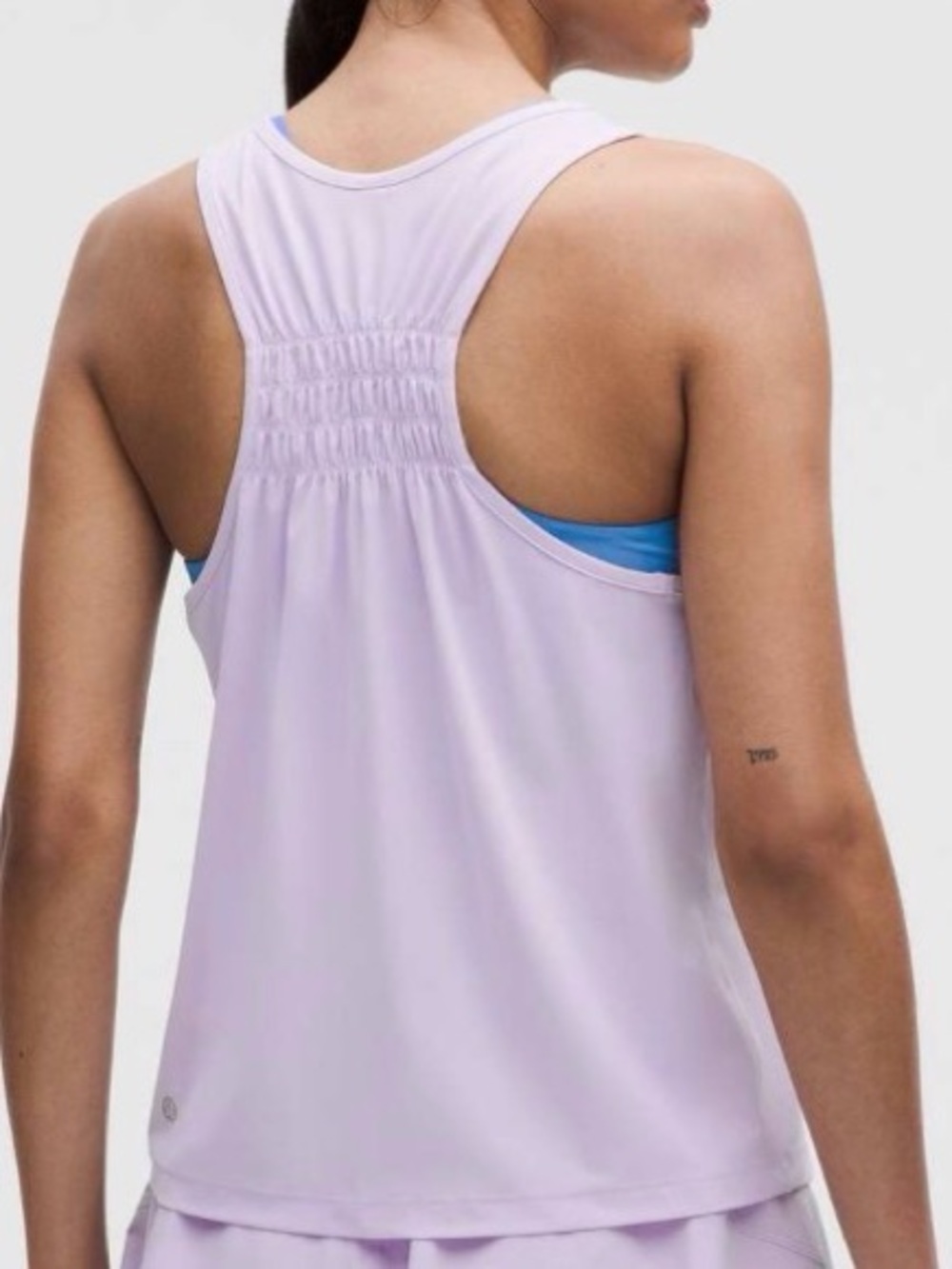 Lululemon Ruched Racerback Lavender Women's Tank Top- NWT - Picture 7 of 7